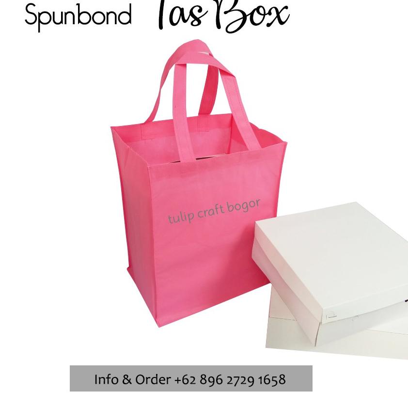 

Bayar di tempat Tas Spunbond Kotak 26x26x28cm pink fanta Goodiebag ®➽ lu*