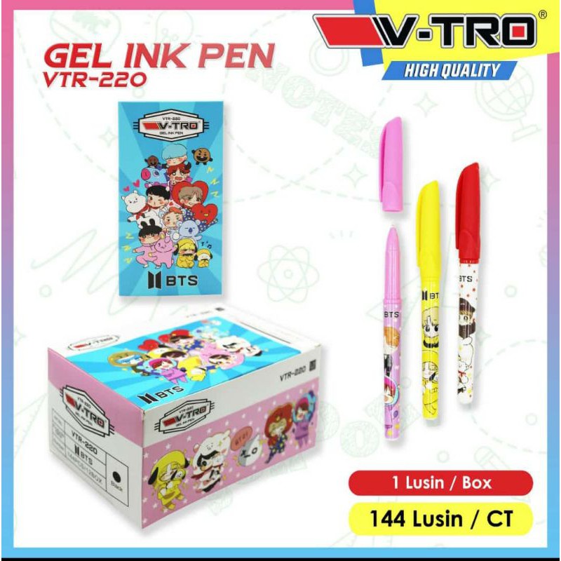 

Bolpen gel karakter vtro
