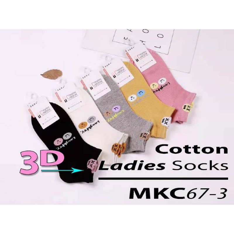 kaus kaki semata kaki catton ladies socks/kaos kaki wanita import