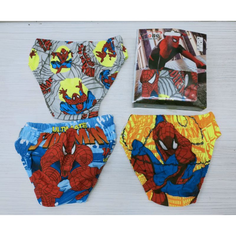 CD ANAK COWO KOTAK MOTIF SPIDERMAN 3PCS