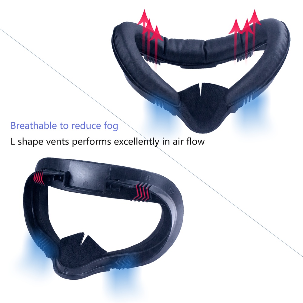 Set Bantalan Spons Busa Pelindung Mata Untuk Headset VR Oculus Quest 2 Quest2