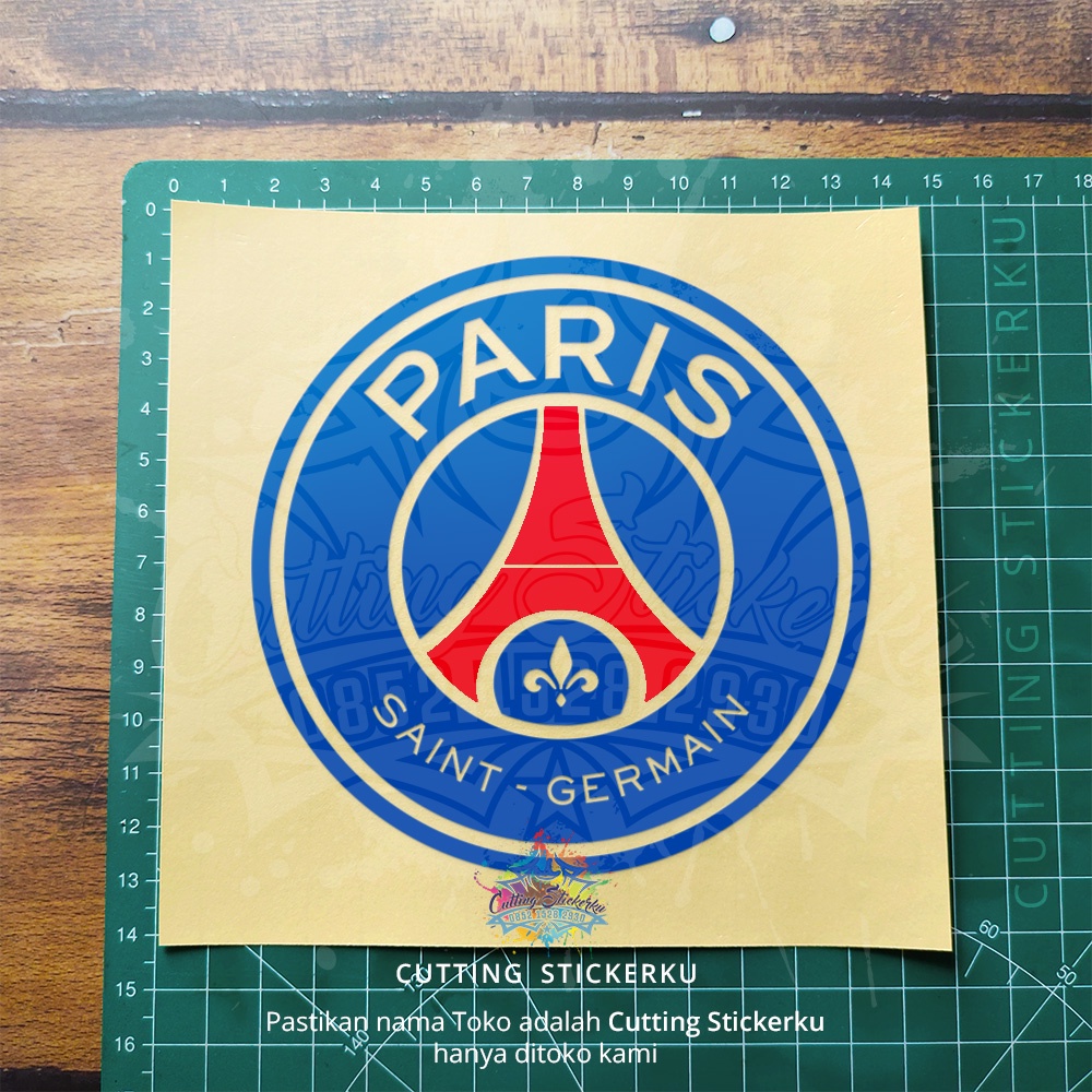 Cutting Stiker PSG Variasi Motor Mobil Sticker Timbul Keren Nyala Dasbor Spakbor Visor Body Kaca Helm Laptop Hologram Reflective Tahan Air Bodi Samping Nama Jepang Scoopy Vario Beat NMAX PCX Vespa Aesthetic Pickup Anime Windshield Kustom Modif