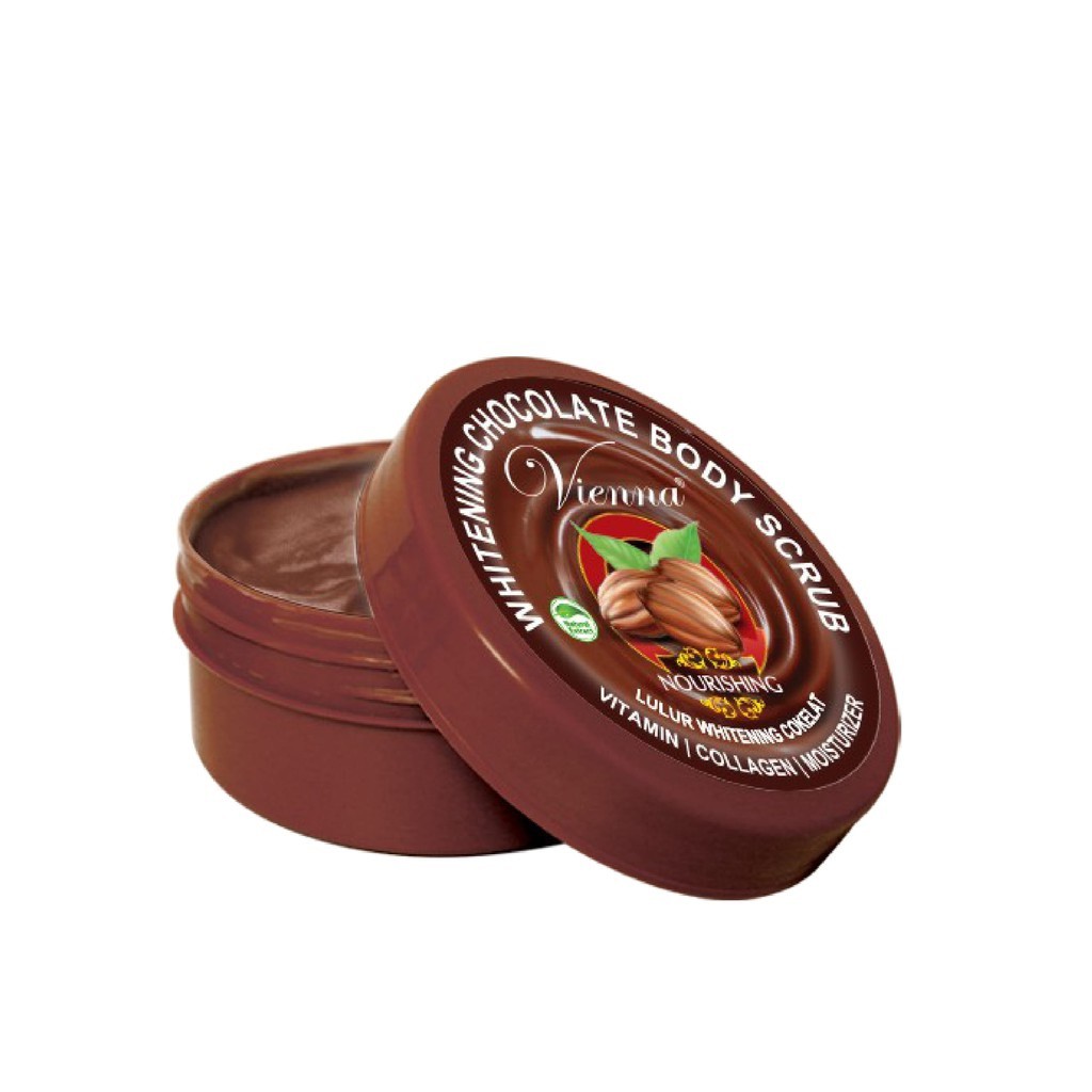 Vienna Brightening Chocolate Body Scrub 250gr