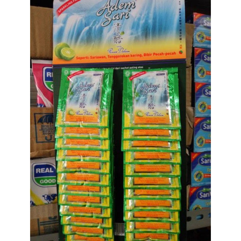 

Adem Sari Sachet Pereda panas dalam dan sakit tenggorokan