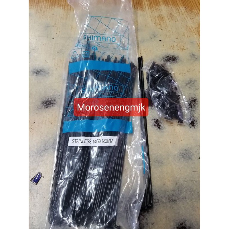 Spak sepeda 14 x 182mm / Ruji sepeda 20 x 1 3/8 / Jari-Jari sepeda 20 Balap