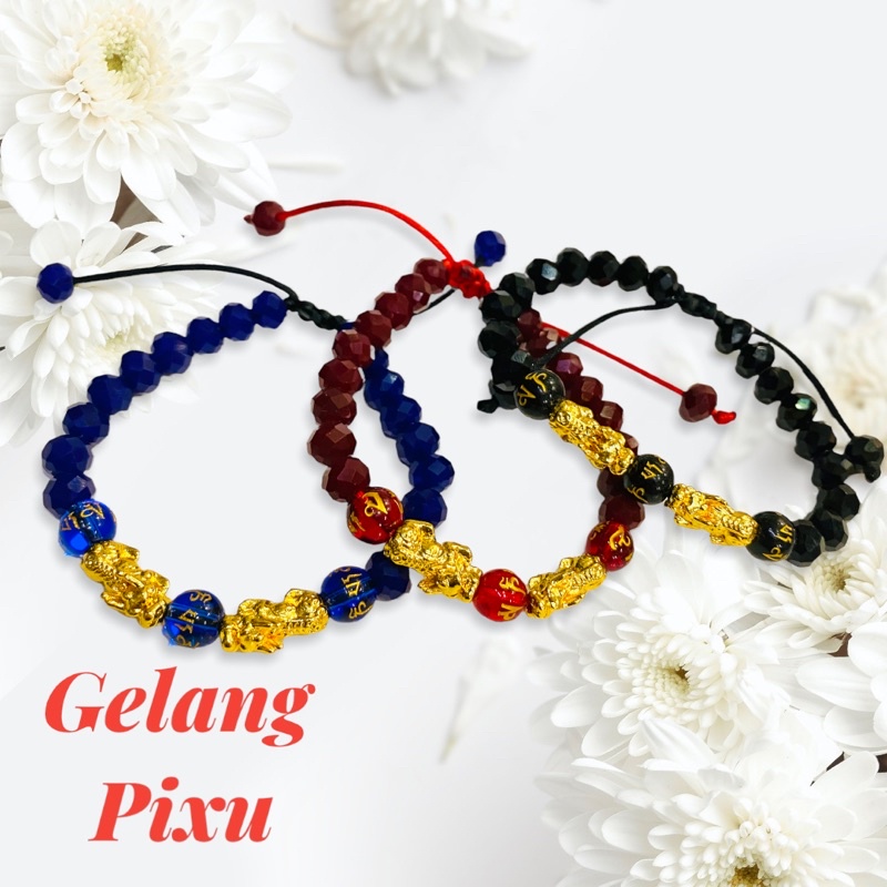 gelang tangan wanita//gelang serut//gelang pixu//gelang