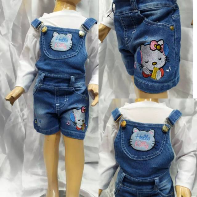 Overall jumpsuit wearpack celana  kodok  jeans  anak  
