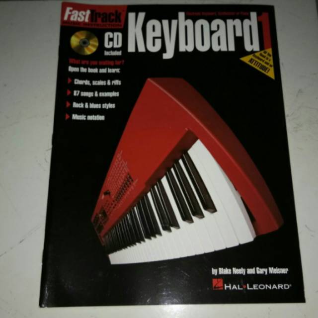 Buku Fasttrack Keyboard level 1 Fast Track Keyboard buku 1 dengan audio download