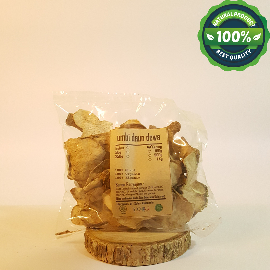 

UMBI DAUN DEWA KERING 1000 GRAM / 1 KG - Gynura Divaricata - MUR