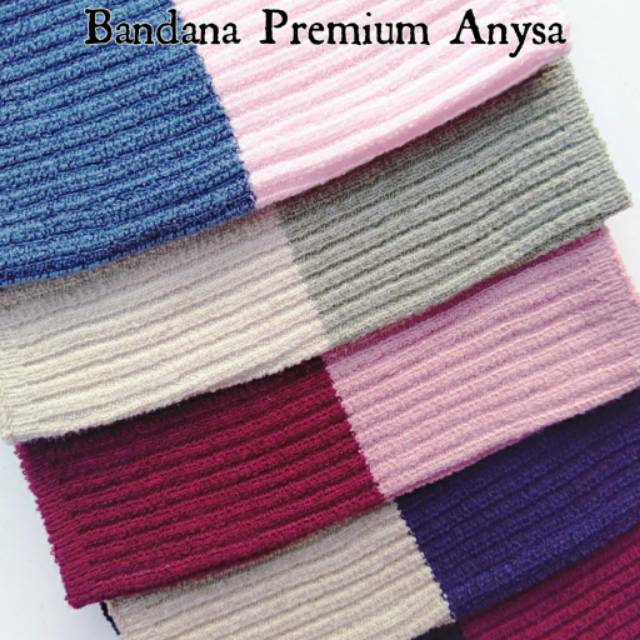 Bandana Premium 2 Warna | Inner Bandana Anisa | Ciput Rajut