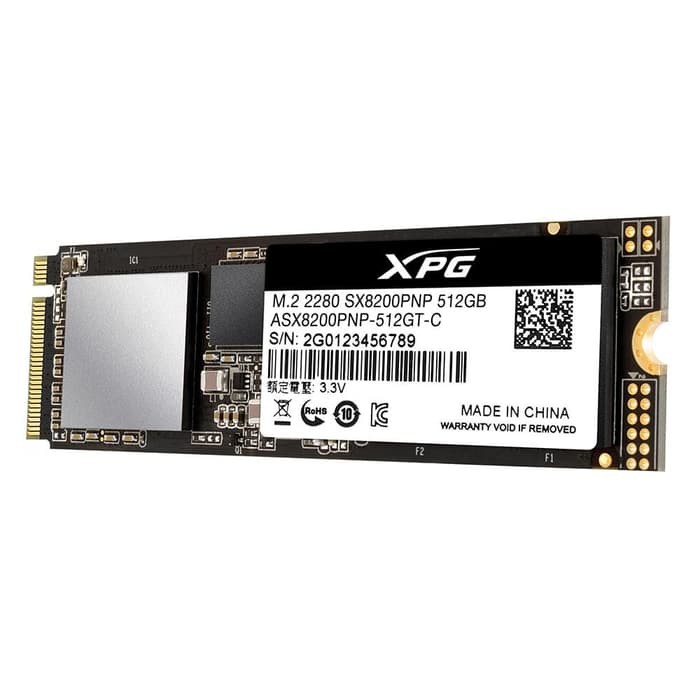 SSD Adata SX8200 Pro 512GB M.2 PCIe NVMe 1.3 Gen3x4 SX8200Pro