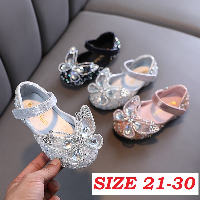 CG SH5-Sepatu Pesta Anak Perempuan Kupu Kupu