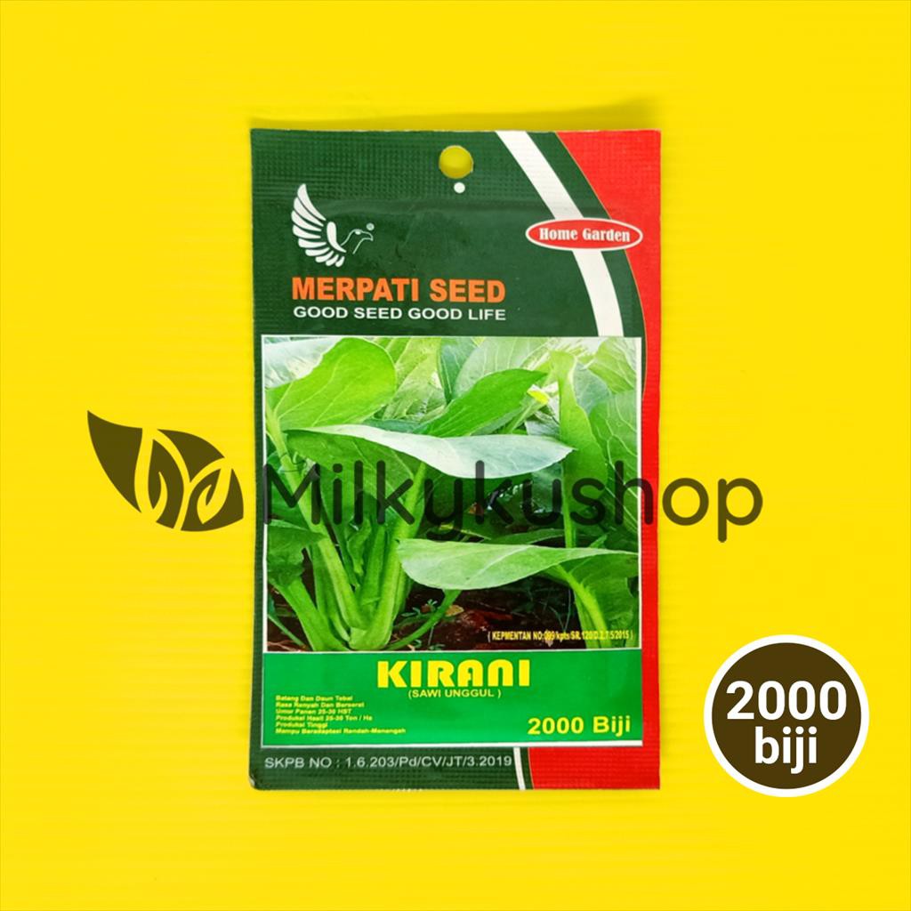 BENIH MERPATI SEED KIRANI SAWI 2000 BIJI SACHET KEMASAN PABRIK