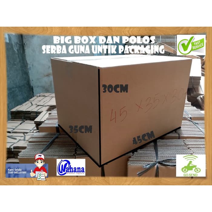 

Kardus/Box/Karton Polos UK45x35x30