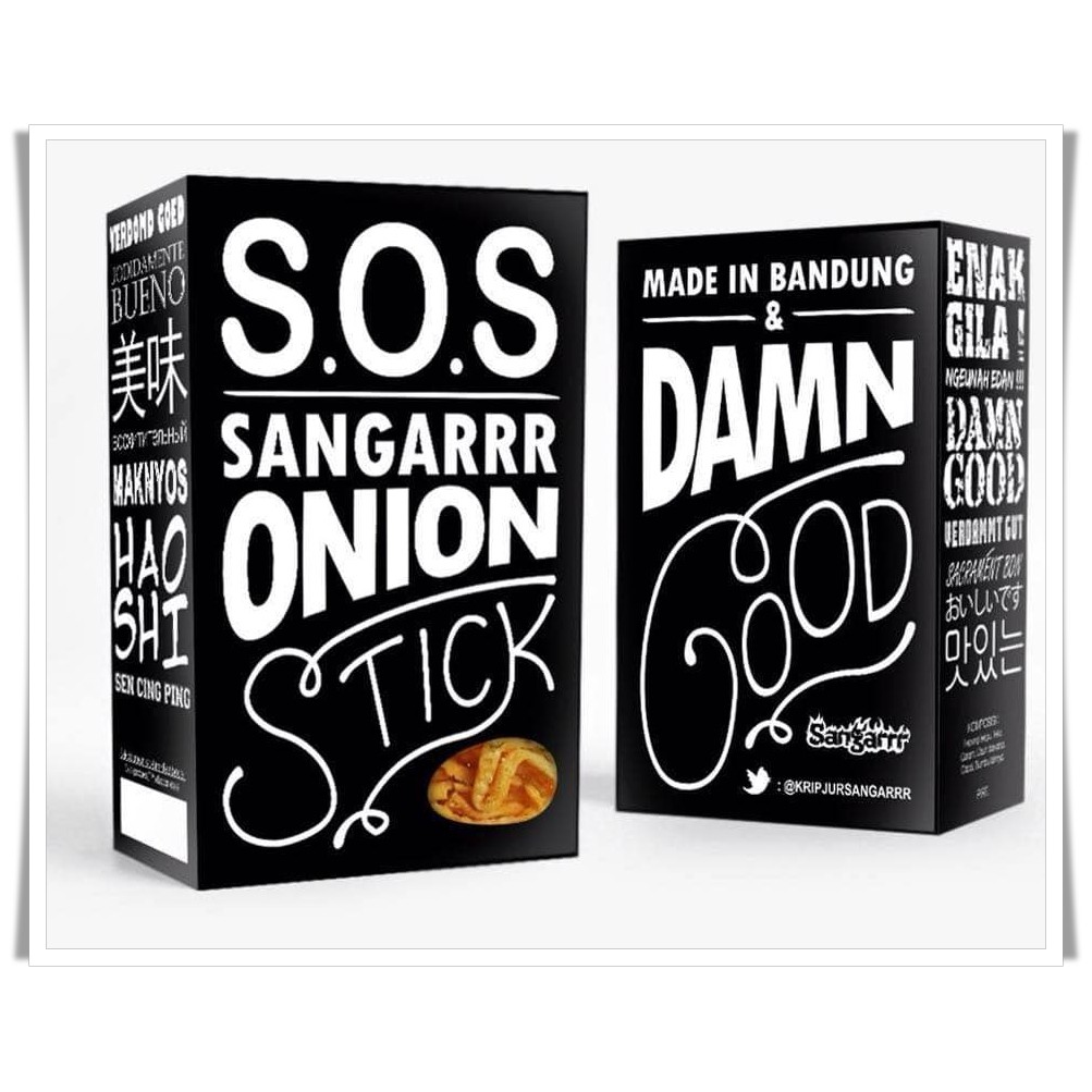 

Stik Bawang Bumbu Rempah - SOS Sangarrr Onion Stick