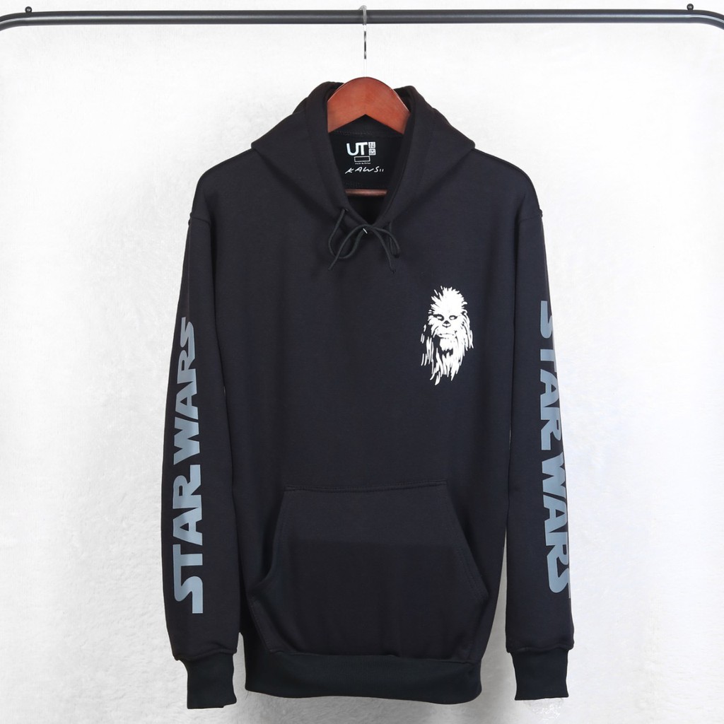 Jaket Sweater Hoodie UNIQ X STARWARS  – Black   Edition Fashion Trendy Casual Pria Good Brand Qualit