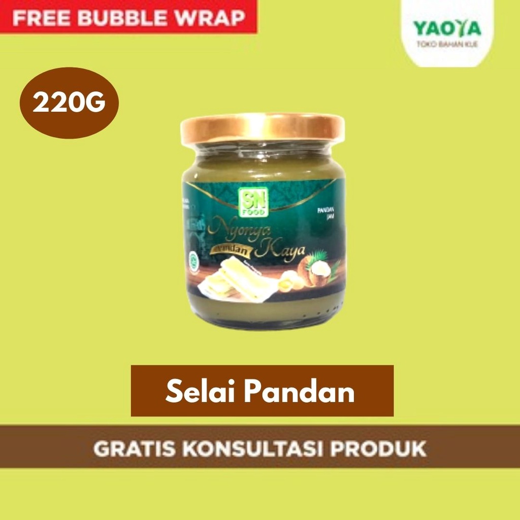 

SN FOOD KAYA 220G PANDAN JAM