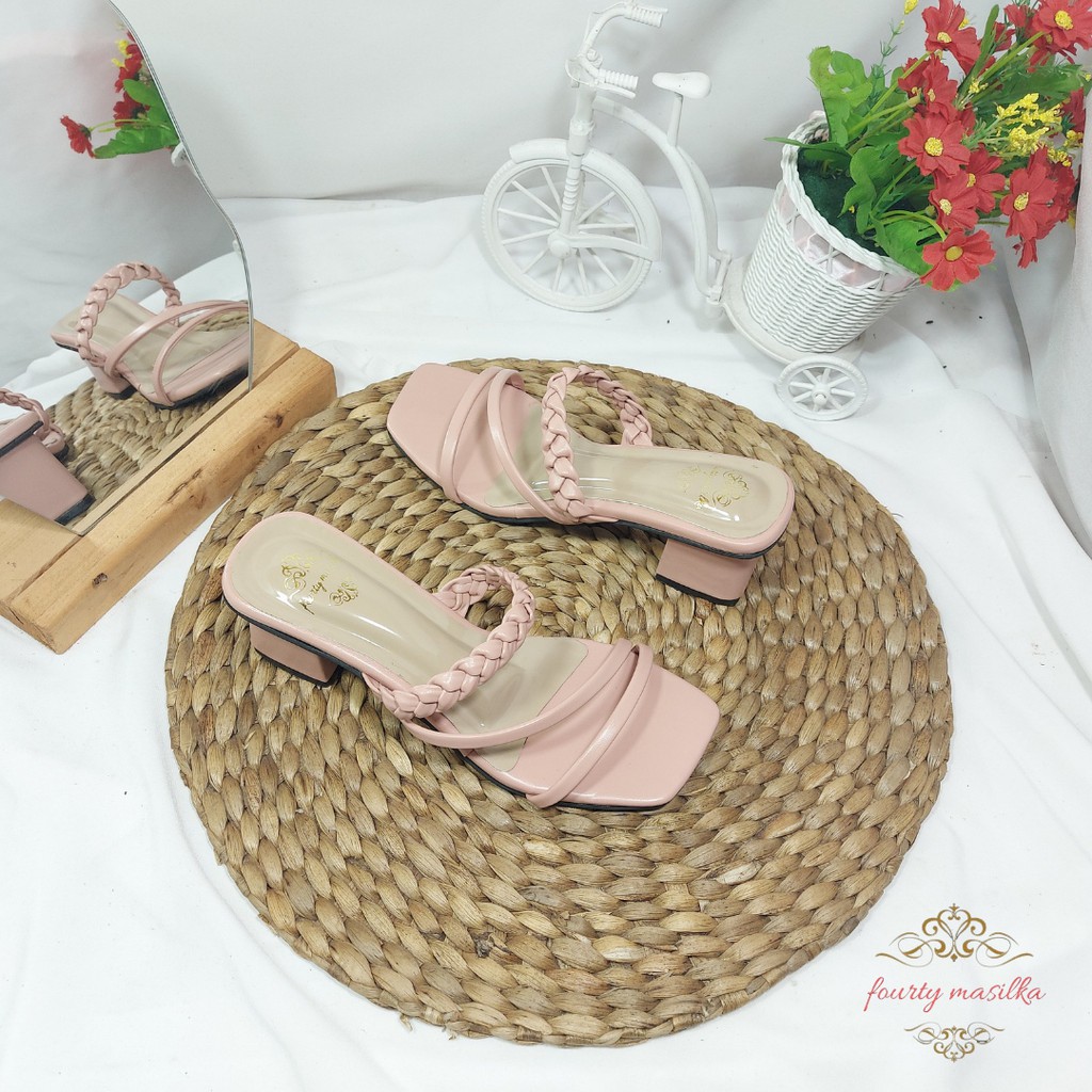 Sandal Heels Hak Tahu Wanita RHM SR-19