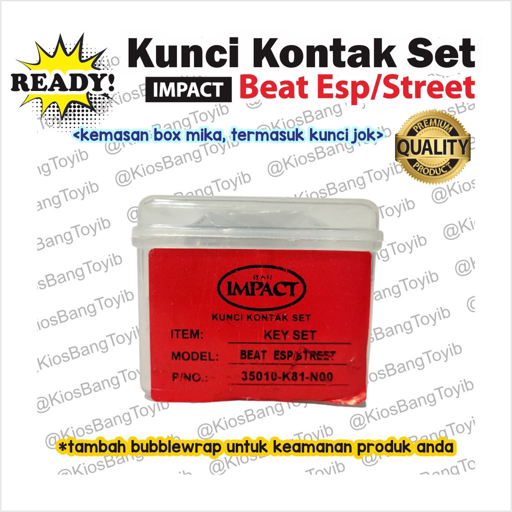 Kunci Kontak Set + Jok Assy Honda Beat Esp Street K81 (IMPACT)