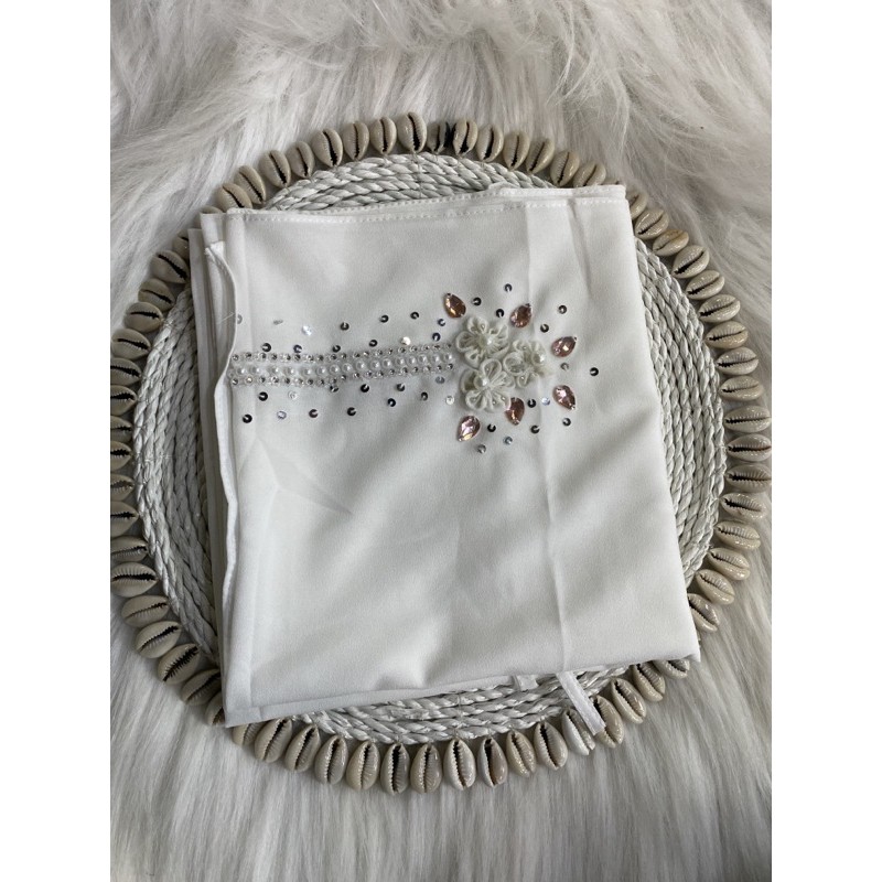 PASHMINA PAYET EDISI RAYA BAHAN DIAMOND CREP UKURAN 175x75-Bw