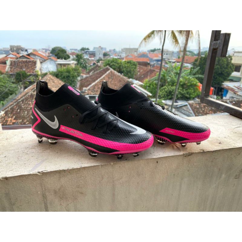 Sepatu Bola Nike Phantom GT Elite Dinamic Fit Black Pink
