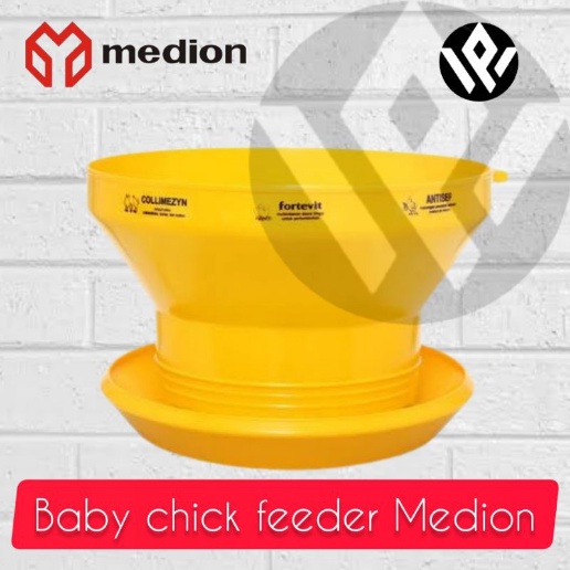 DOC Feeder Medion tanpa tutup Baby chick feeder Medion tempat makan anak ayam