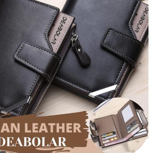 ➻ dompet pria ori panjang basic kulit cowok impor Dompet Pria Wanita / Dompet Kartu Pria M0T5 ♤