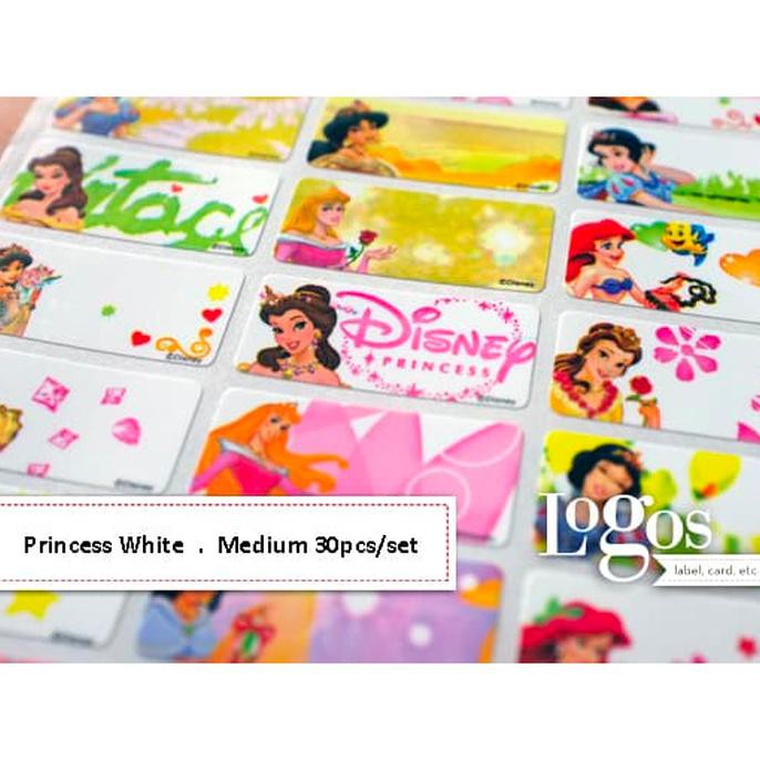 

Siap Kirim Princess Sticker Medium Name Label. Stiker Karakter Cinderella, Snow W Diminati Banget