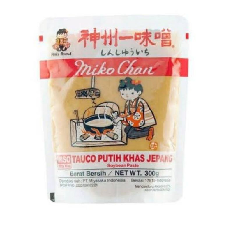 MIKOCHAN Pasta Miso Putih 300 g Halal │ Tauco Ala Jepang untuk Sup Miso Soup Ramen Udon