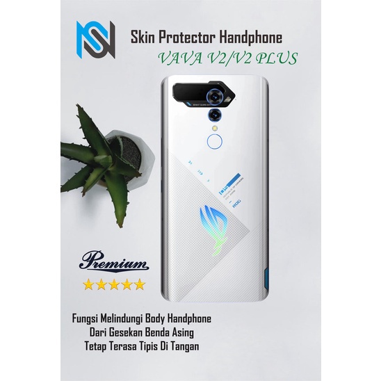 Isi 2pcs Garskin Hp VAVA V2 Dan V2 Plus Motif Rog Free Custom Motif (Bisa COD)