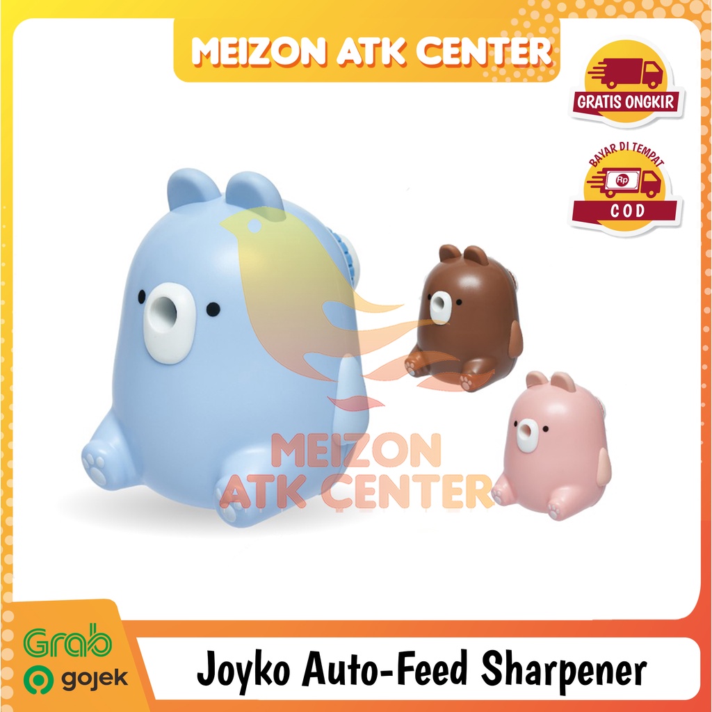 

JOYKO Auto-Feed Sharpener A-164CO Bear Rautan Serutan Pensil [1 PCS]