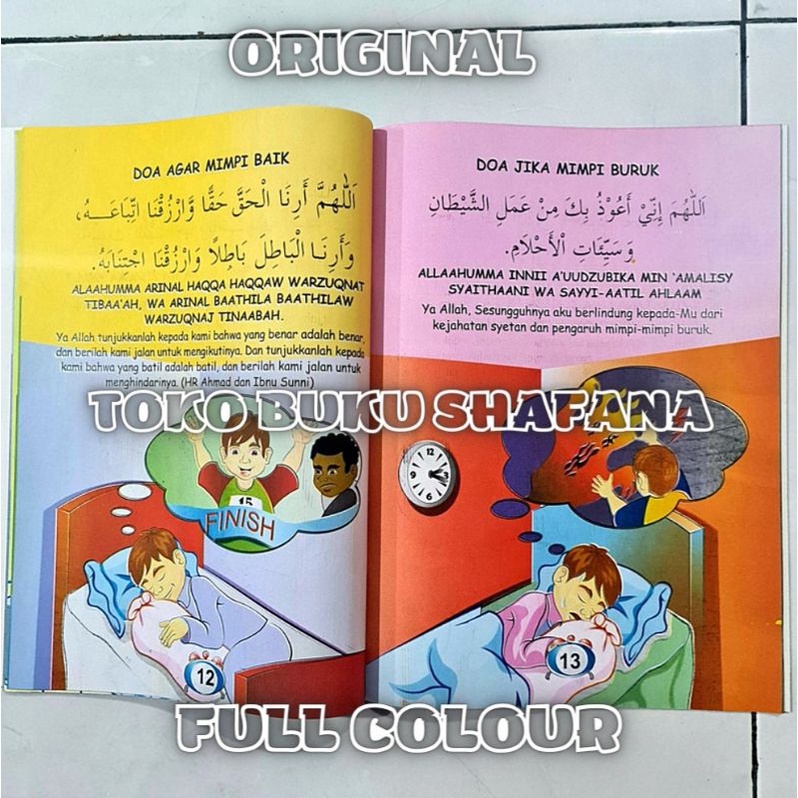 Buku Untuk Anak Belajar Berdoa, Juz Amma, Belajar Sholat Full Colour