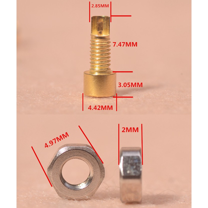 MMCX Female Pin Screw Nut Design