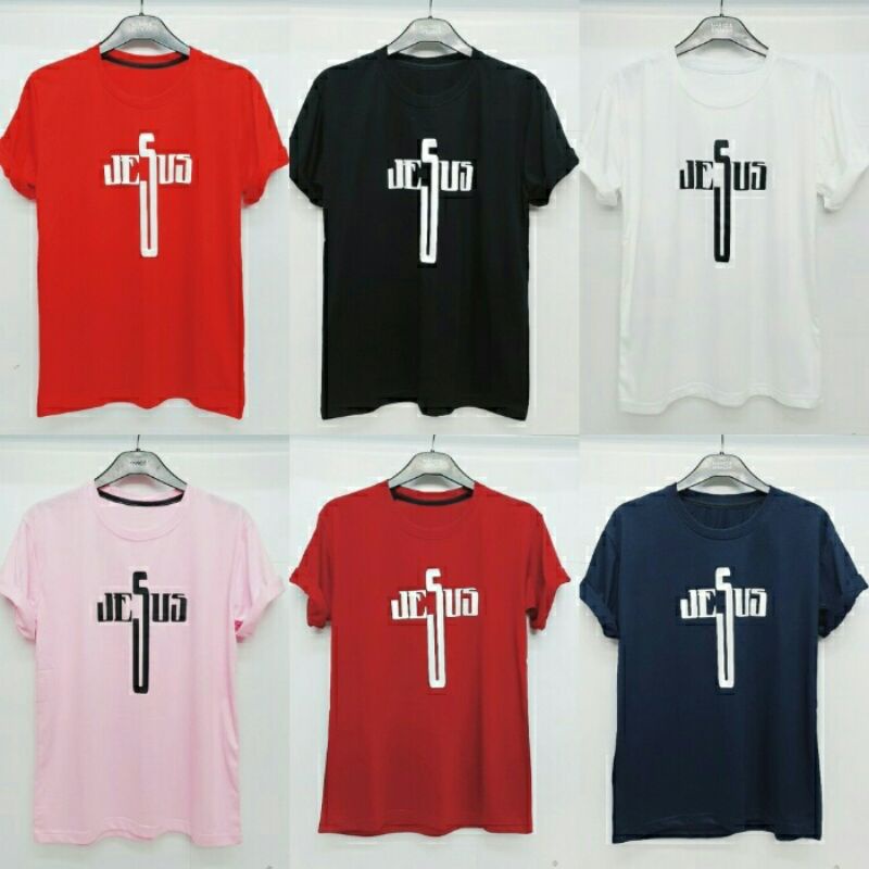 kaos unisex rohani || kaos unisex jesus || kaos unisex salib jesus