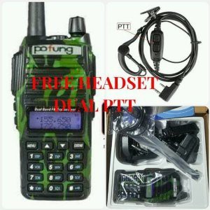 HT Handy Talkie Walkie Talkie  Pofung UV82 PRO Handy Talky UV82HP Bagus