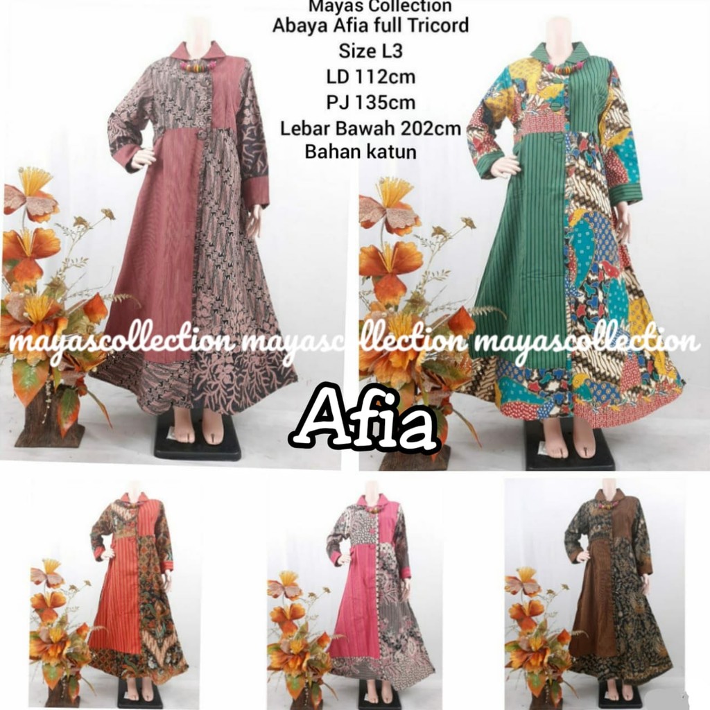 ABAYA BATIK / GAMIS BATIK