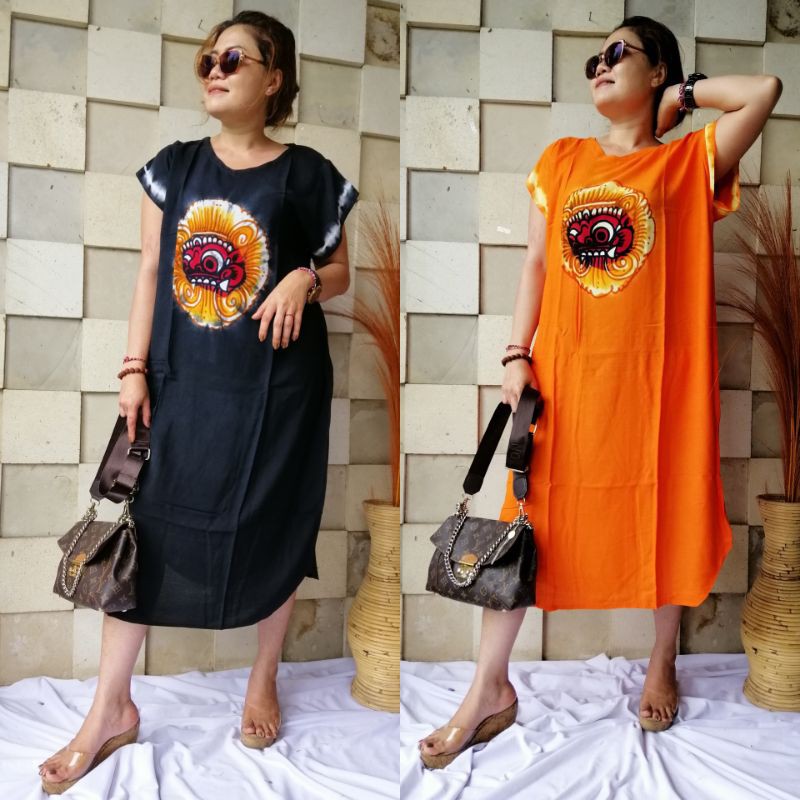 Daster Barong Bali Rayon Dewasa / DASTER BALI / DASTER RAYON / DASTER BARONG