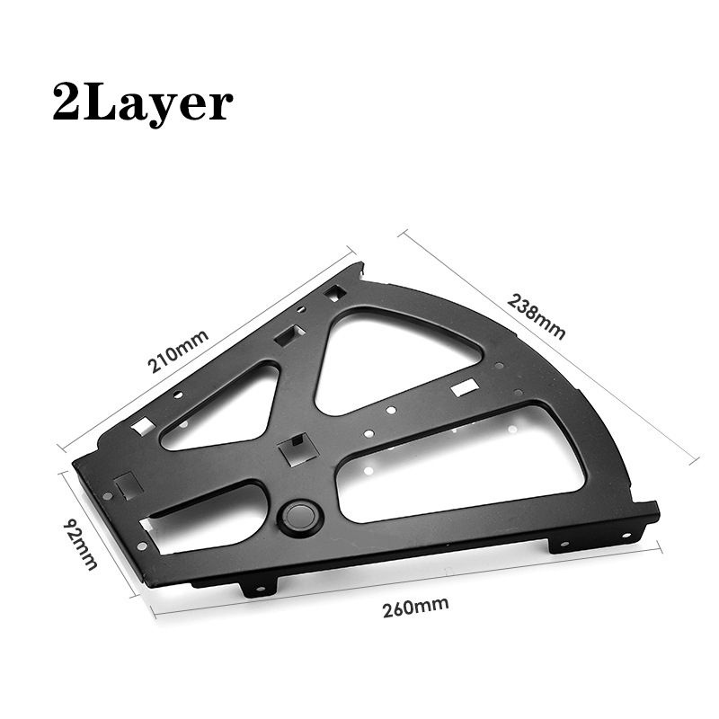 2pcs Braket Rak Sepatu Putar 1/2/3 Susun Engsel Rak Sepatu Alat Membuat Rak Sepatu Shoes Drawer Cabinet Hinges Frame