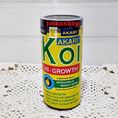 AKARI KOI HI GROWTH 100 GR makanan pakan pelet ikan hias