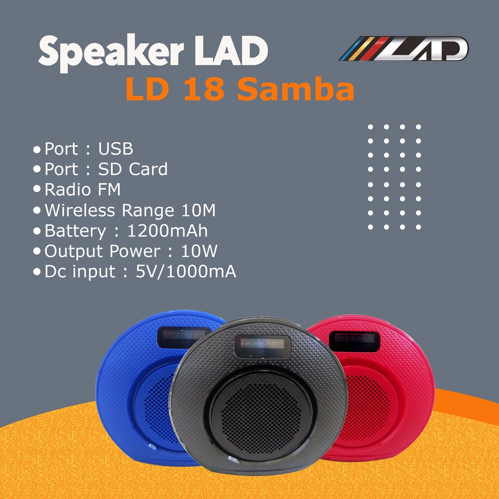 SPEAKER LAD LD-18 SAMBA