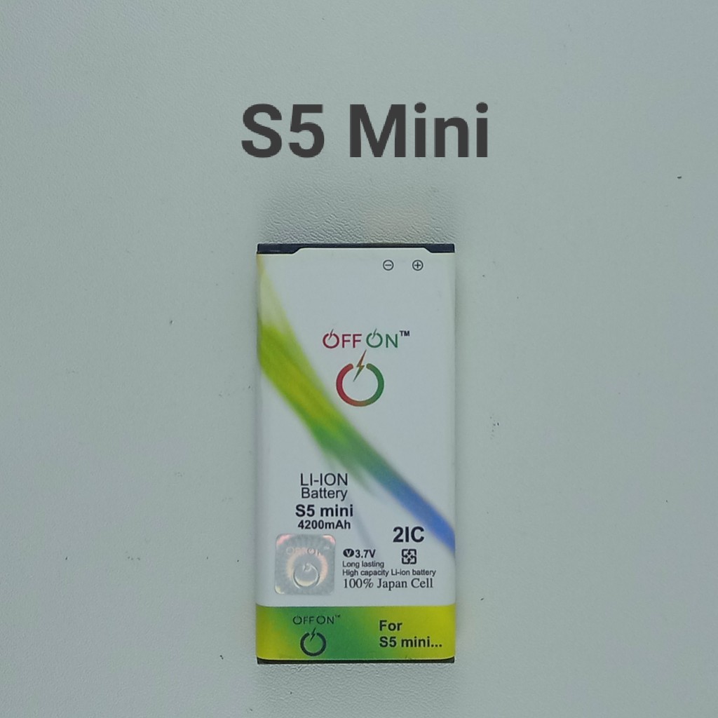 Battery Baterai  Batre Double Power OFFON Samsung S5 Mini