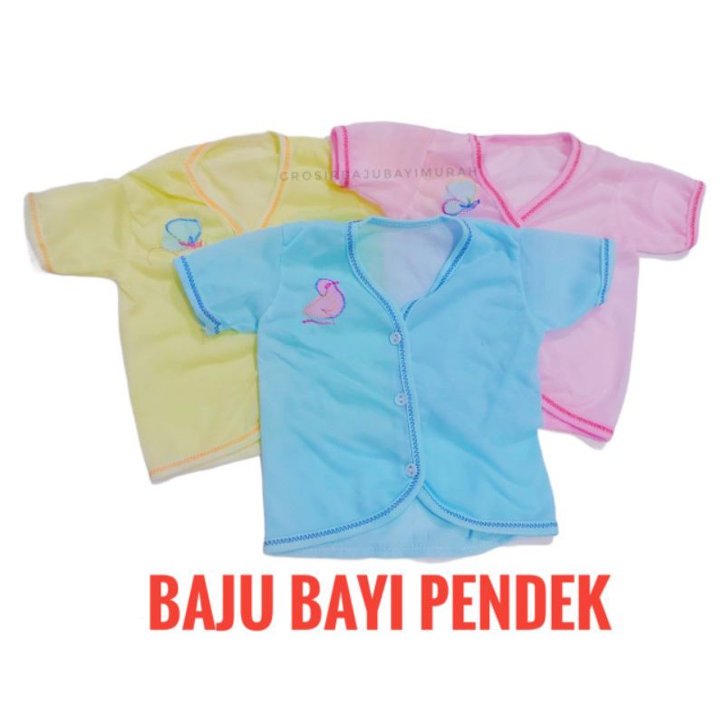 Baju Bayi lengan Pendek newborn baju pendek APLIKASI