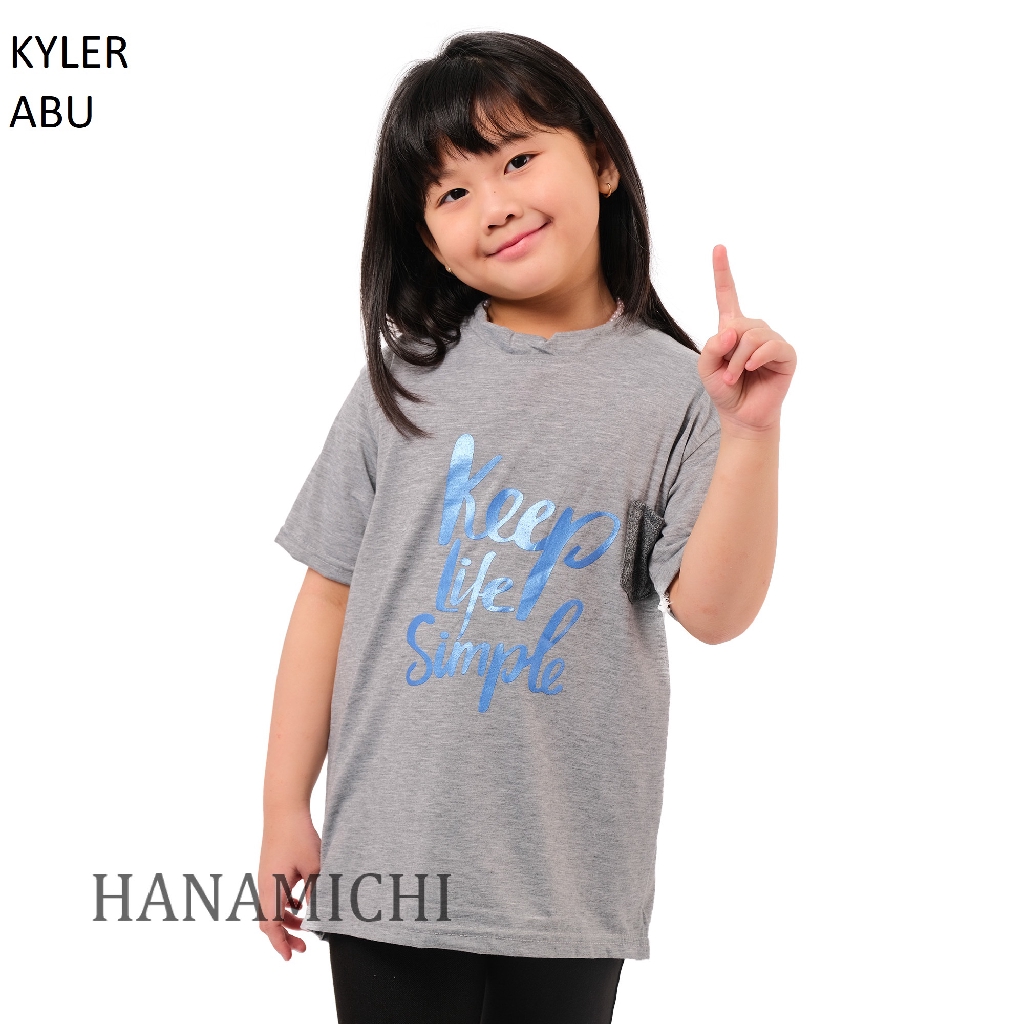 Hanamichi KYLER Kaos Anak Sablon Lengan Pendek