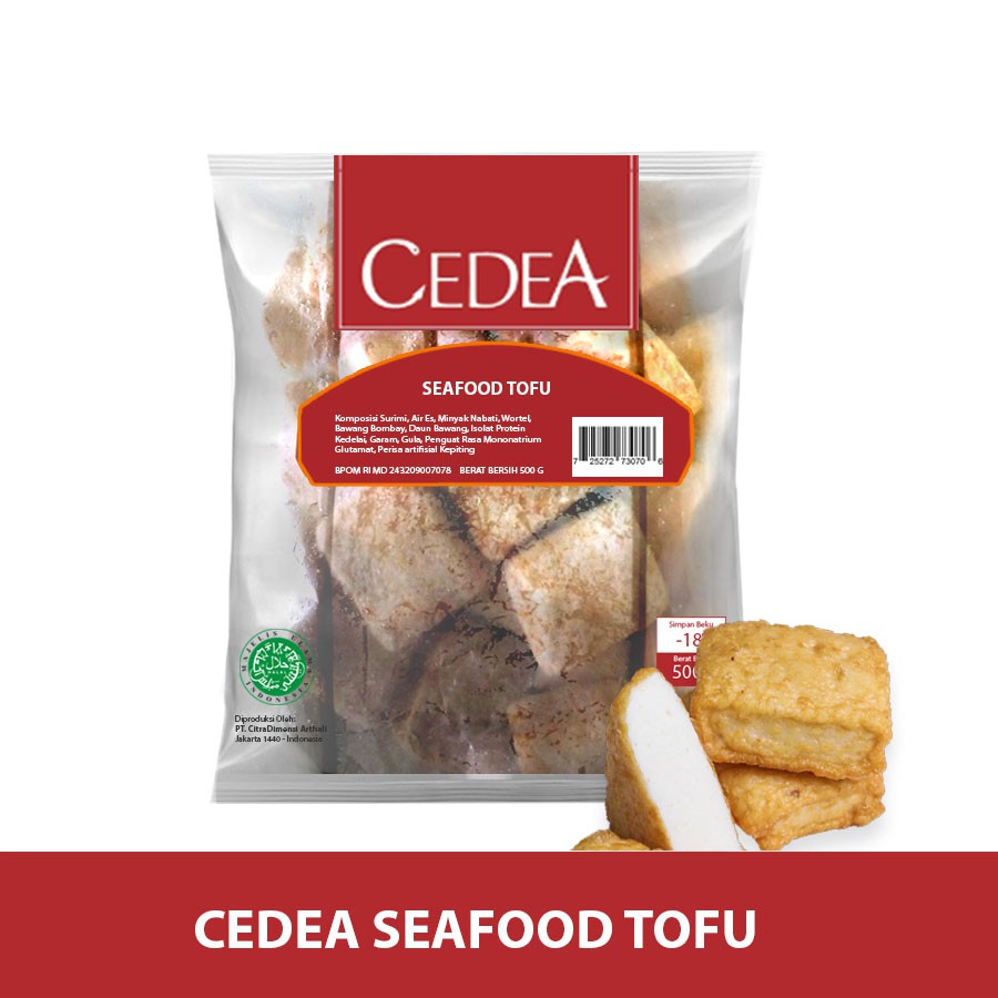 

CEDEA SEAFOOD TOFU 500 GRAM