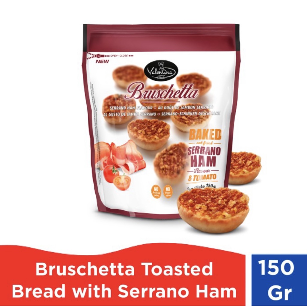 

Valentina Bruschetta Toasted Bread with Serrano Ham 150 gr