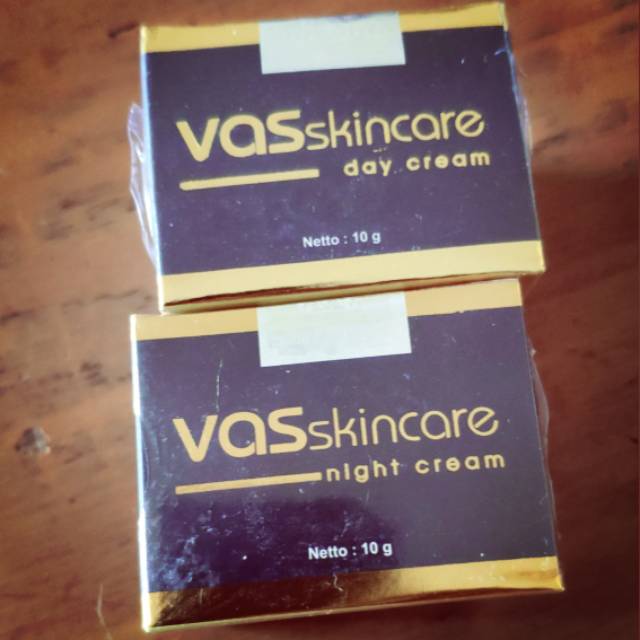 Vas Skincare Day cream dan Night Cream