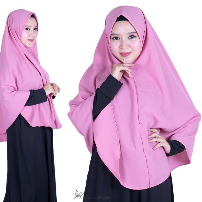 PFW JILBAB WOLFIS NON PET UK L KHIMAR HIJAB SYARI MUSLIMAH R.24 /R.25 