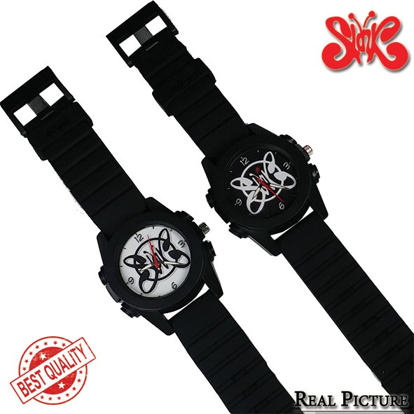 (HOT ITEM) JAM TANGAN SLANK CLASSIC SPORT ( bg HITAM )