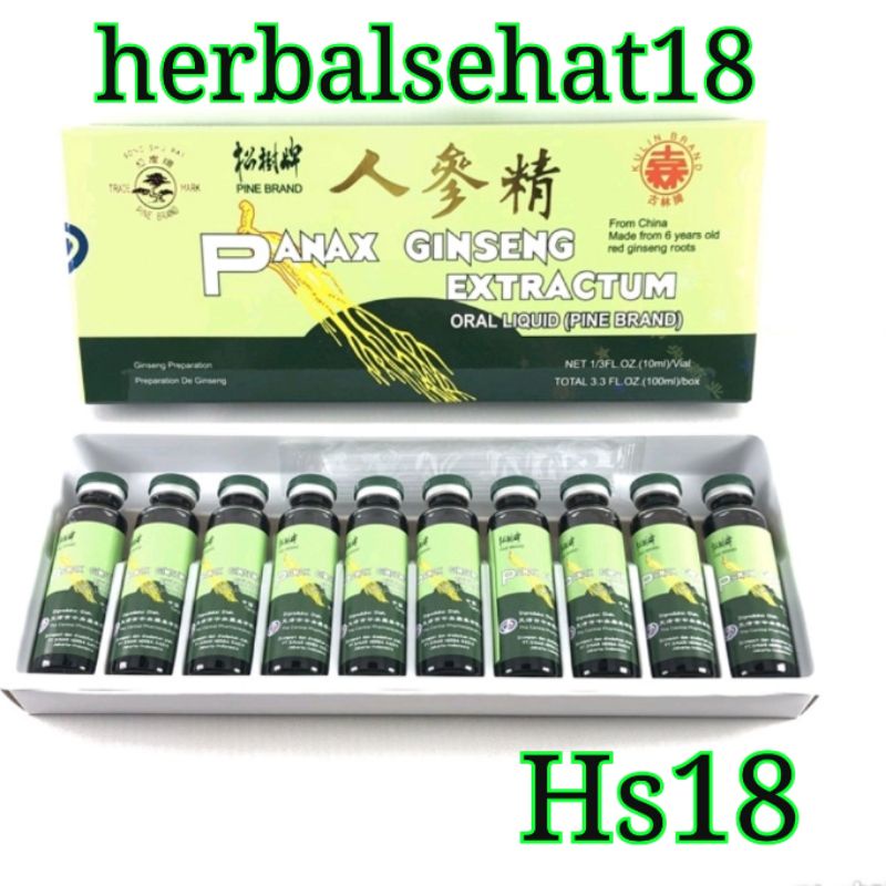 

PANAX GINSENG EXTRACTUM / REN SHEN QING / OBAT DAYA TAHAN TUBUH