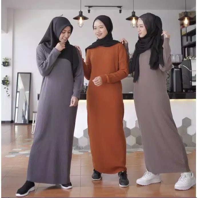 MEDARI LONG DRESS LONG KNITT